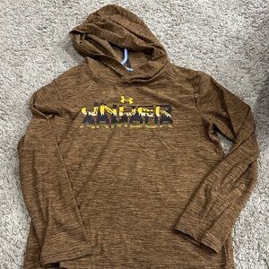 Under Armour Men's Brown Hoodie
